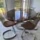 Table ovale Michel Charon 70'