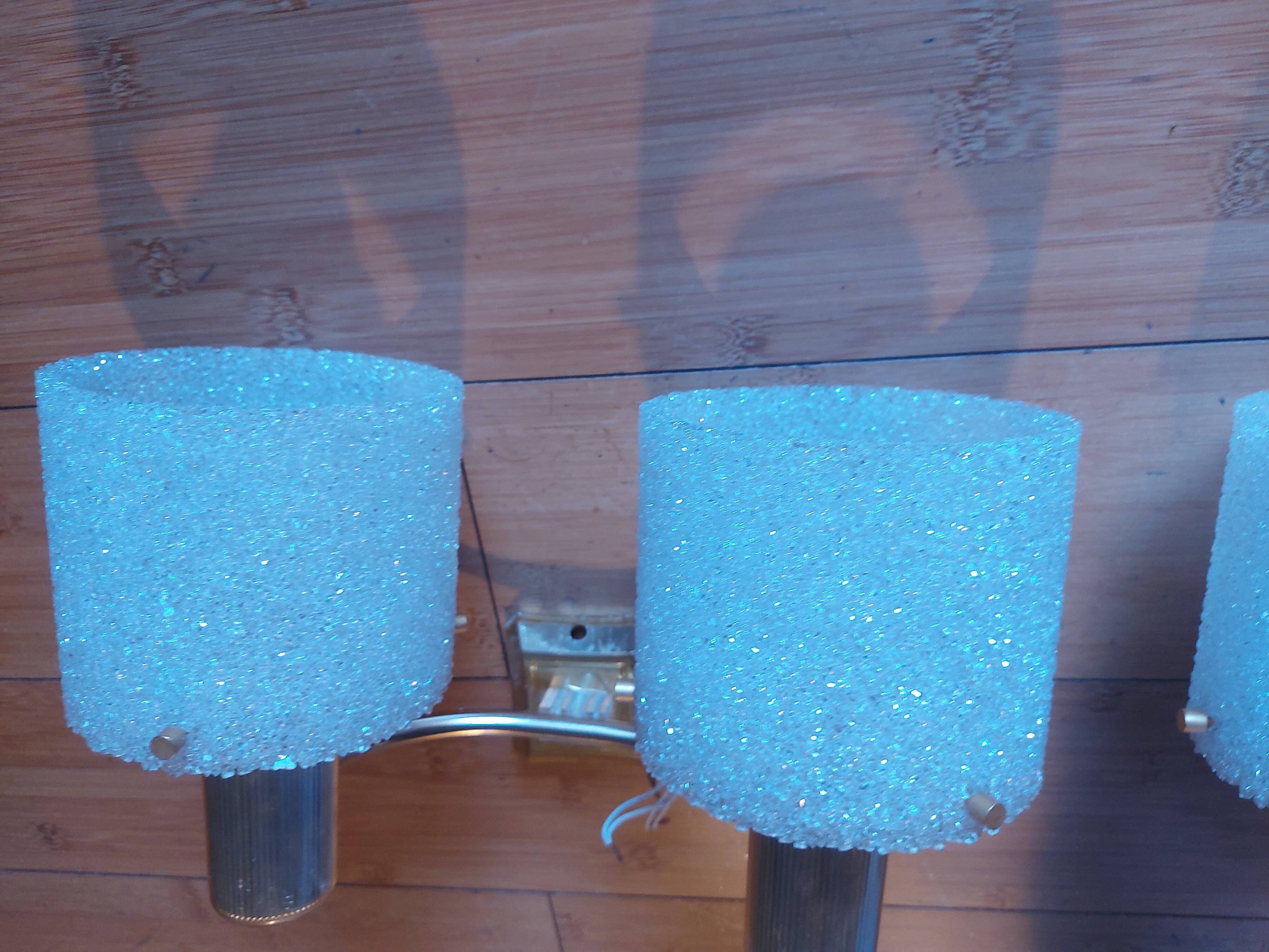 Pair of vintage 60's wall lights