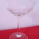 Lot 6 coupes à champagne cristal ciselé  H. 11,5 cm Diamètre bord sup.10 cm