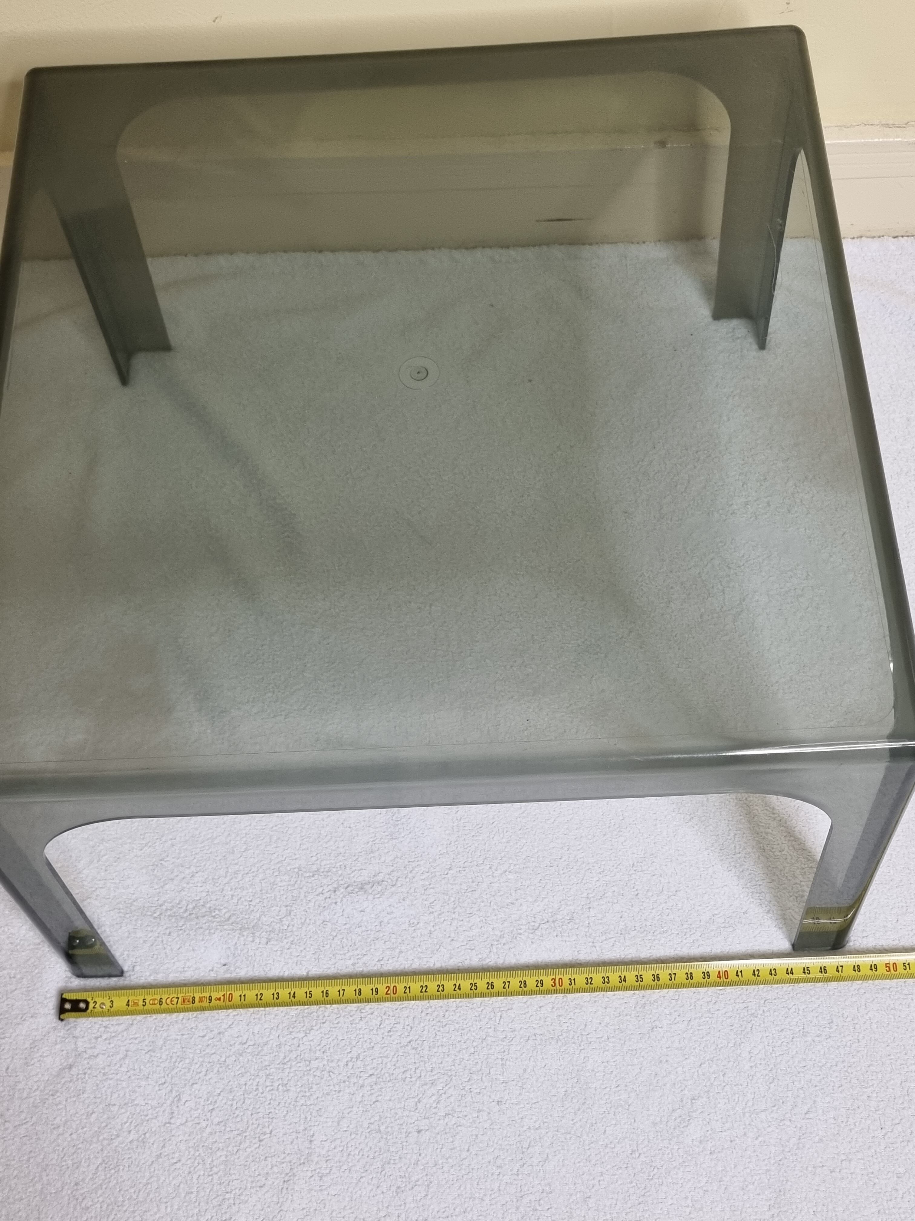Vintage plexiglass coffee table