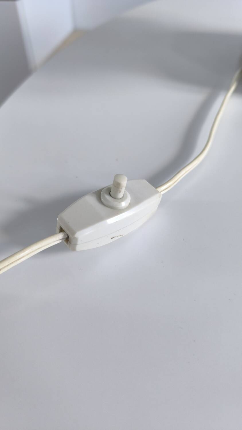 Silver-plated metal table lamp by Jean Curti, 1970