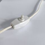 Silver-plated metal table lamp by Jean Curti, 1970