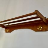 Vintage wall coat rack 60's