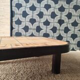 Table basse en céramique herbier
