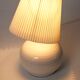 Terracotta lamp signed