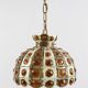 Felipe Delfinger. Brutalist ceiling lamp/ceiling light by Felipe Delfinger for Feders, 1970s.