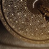 Moroccan brass pendant light