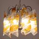 Italian Design "Twisters" Round Chandelier by Mazzega, 1970