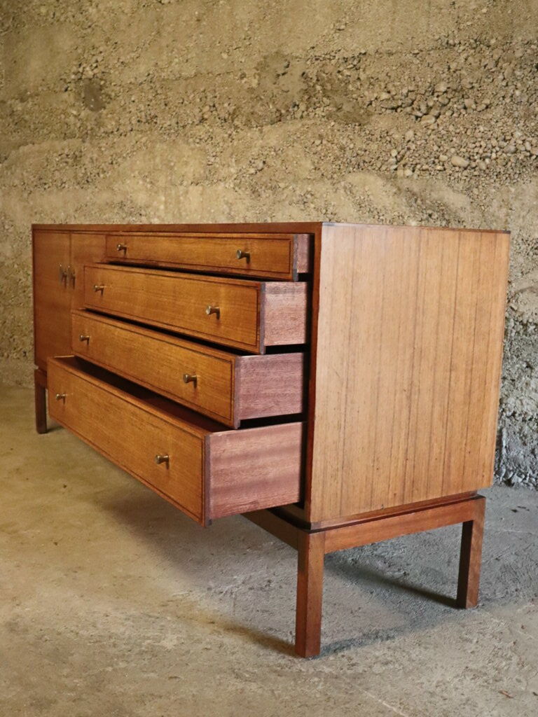 Enfilade vintage en teck années 60