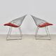 Diamond chairs by Harry Bertoia for Knoll, 1980s