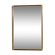 Old beveled mirror brass frame 74x50cm