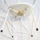 Chair Mod. 3207 Arne Jacobsen white leather