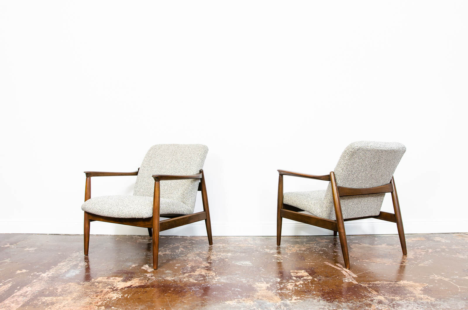 Pair Of GFM-64 Armchairs By Edmund Homa