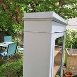 Wardrobe with 1 glass door, late 19th century