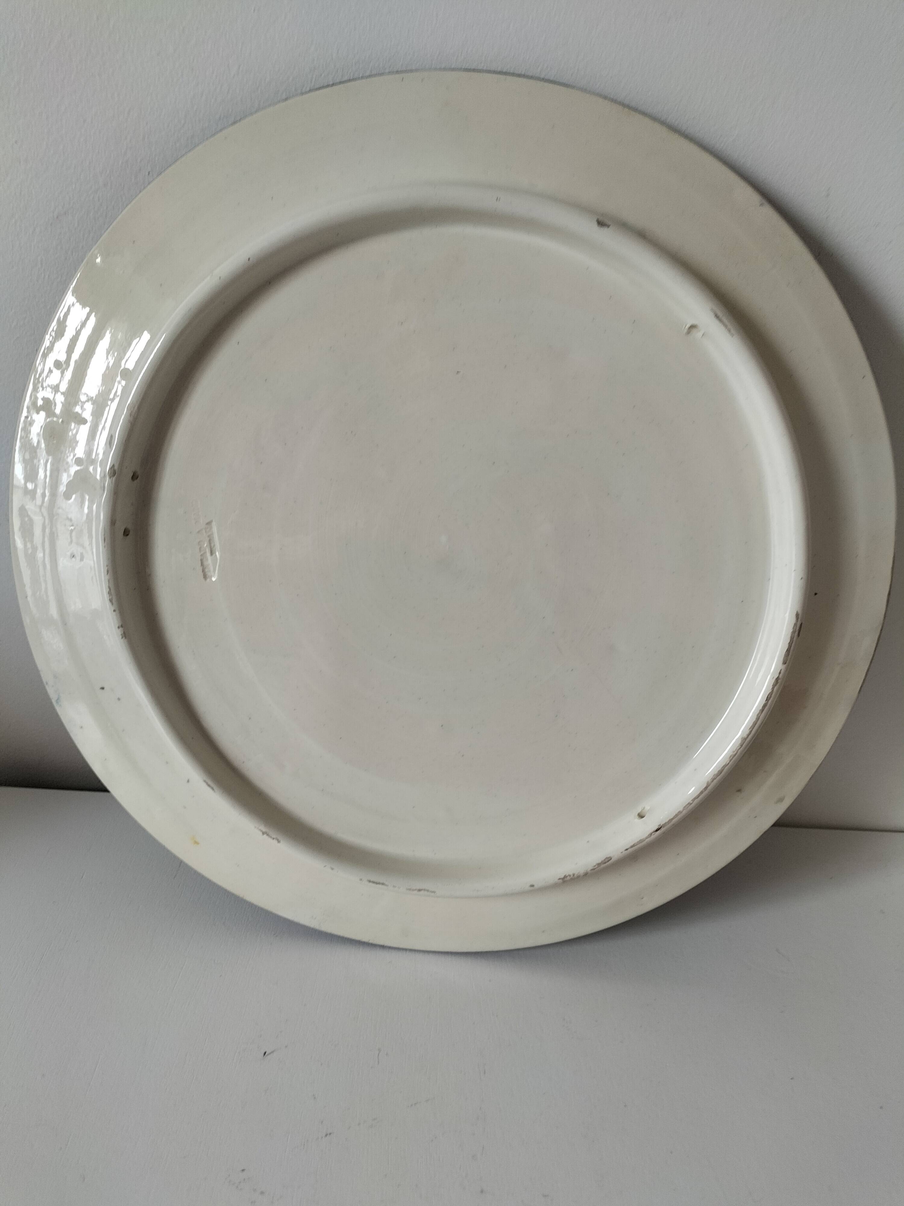 Large Talavera-decorated dish – Spain