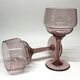 Verres à vin violine