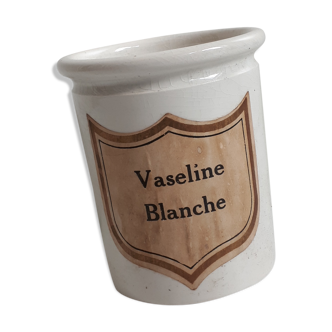 porcelain apothecary pot "White Vaseline"