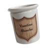 porcelain apothecary pot "White Vaseline"