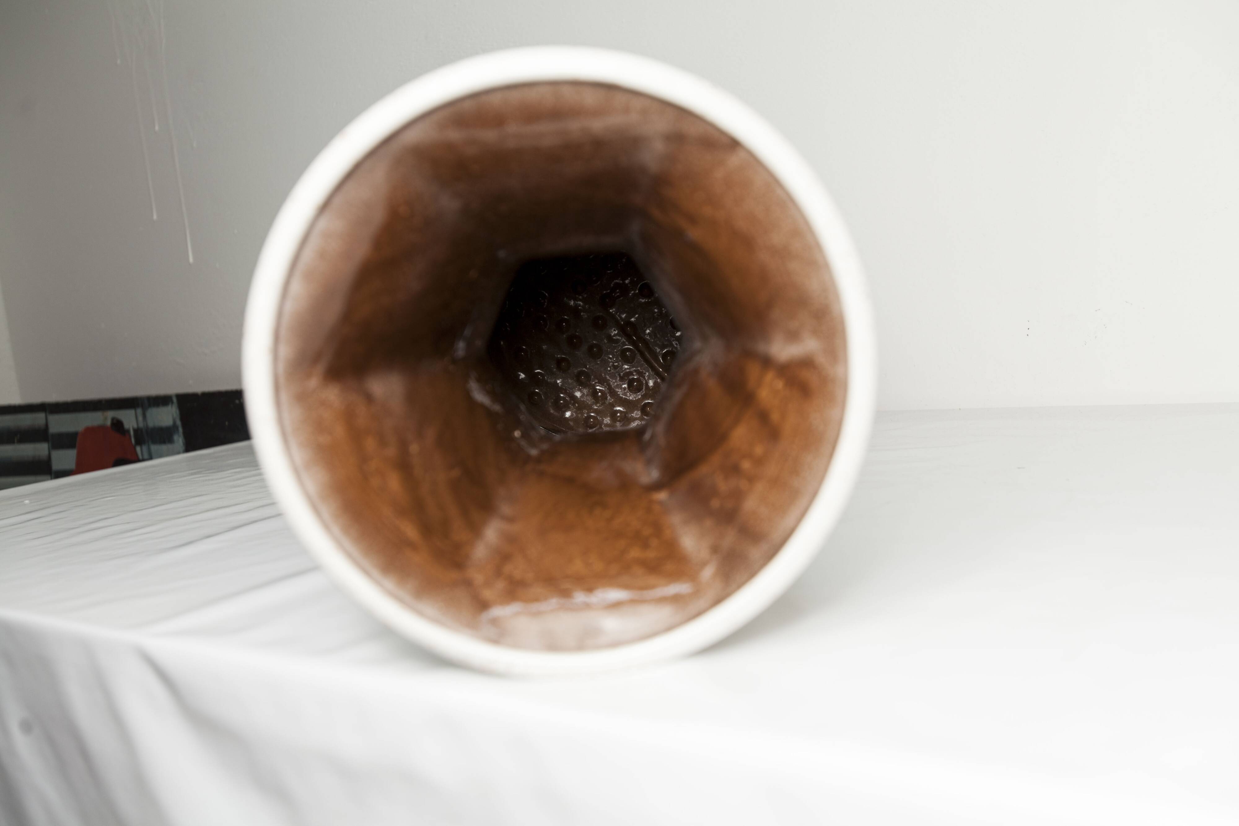 Grand vase céramique 1960 allemand 50cm