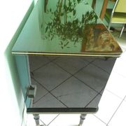 Meuble bar lumineux, corpus en bois laqué 1960/1970