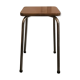 tabouret en formica marron années 70