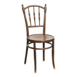 Bistro chair with carved seat
