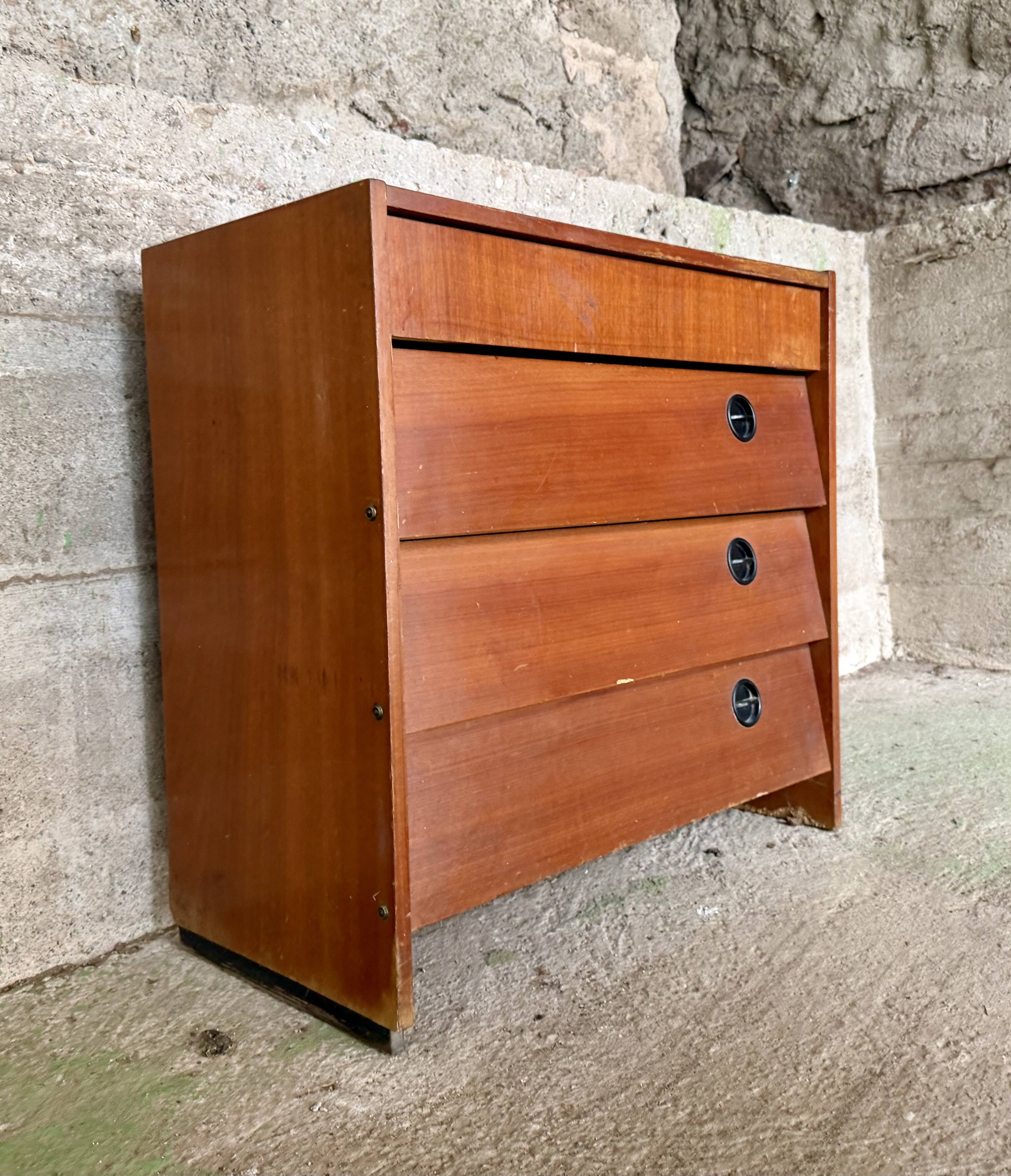 Vintage teak shoe cabinet – 1960s