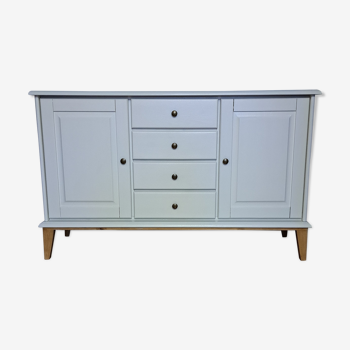 Buffet bas scandinave blanc