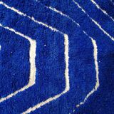 Moroccan rug in natural wool 2.5x1.5 m