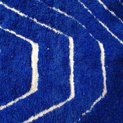 Moroccan rug in natural wool 2.5x1.5 m