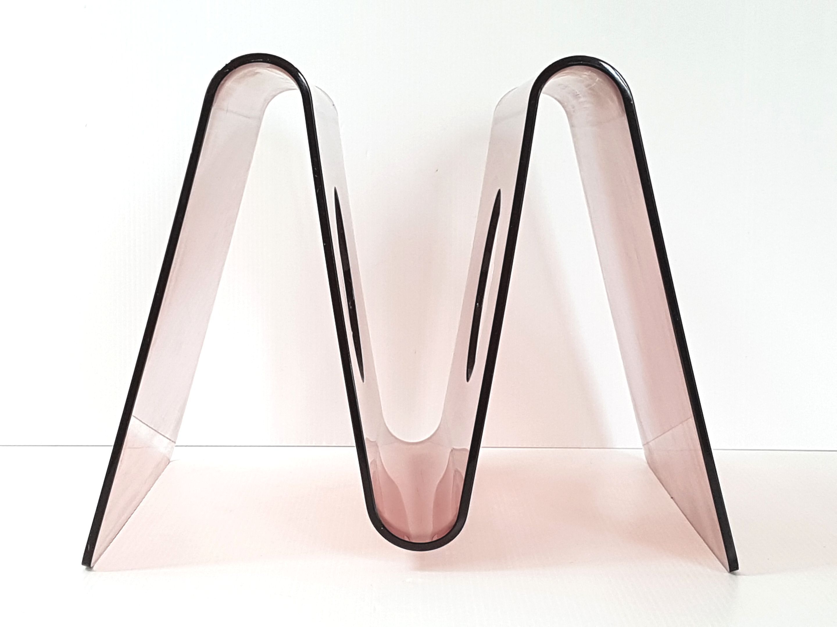 1970 Plexiglas magazine holder