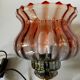 Lampe tulipe pied laiton