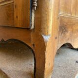 19th century Dauphinois sideboard in cherry wood, 2-part sideboard
