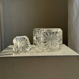 Carafe à whisky motifs pointes de diamant en cristal H23