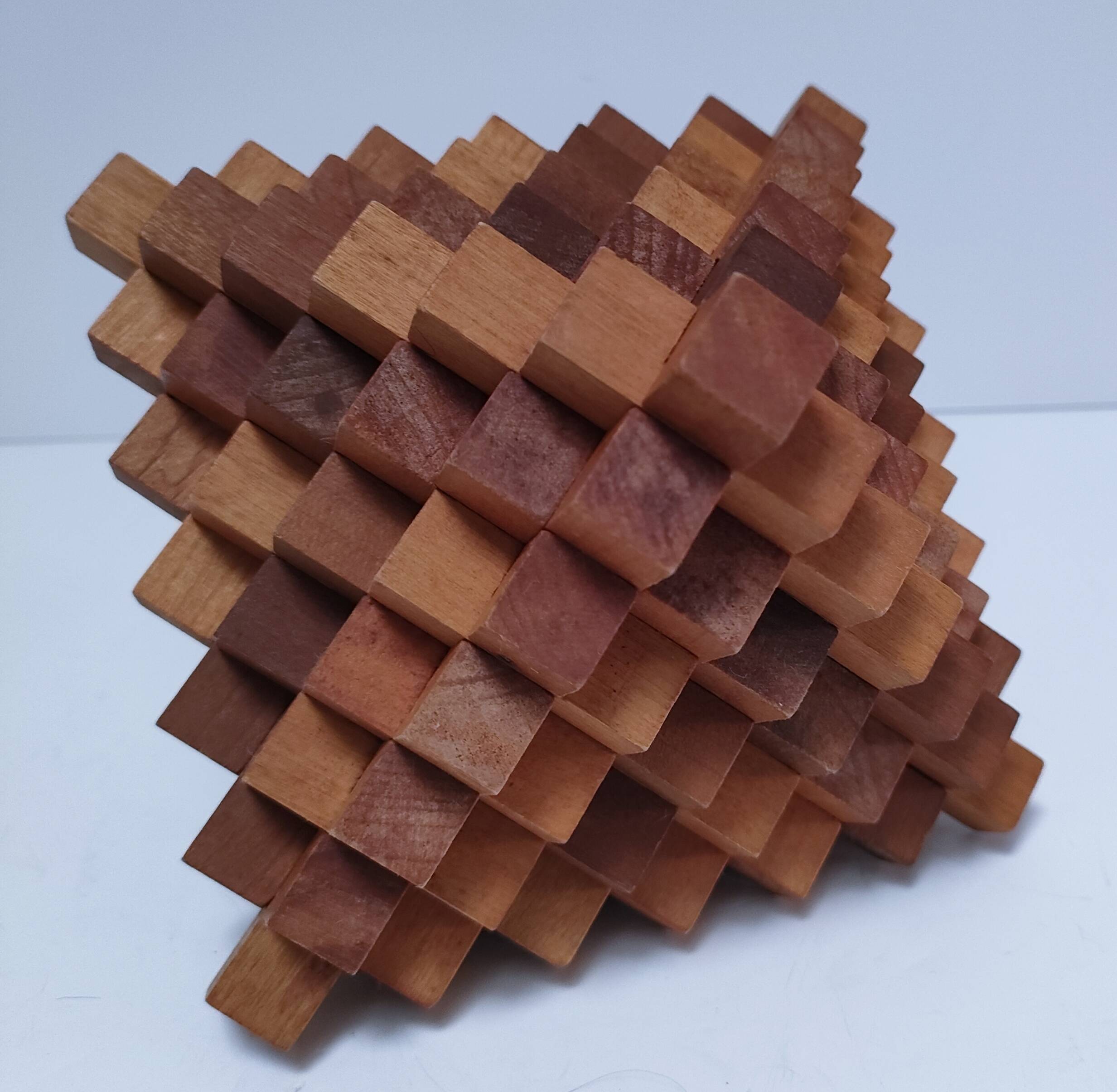 3D design wooden bookends