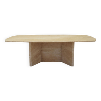 Table basse en pierre, design danois, années 1970, production : Danemark