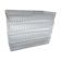 Set of 4 small bevelled and striped vintage glass trays / catchalls.
