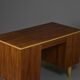 Bureau suédois double face en teck, fin des années 1950/début des années 1960, SMB Bodafors