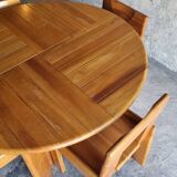 Silvio Coppola table and 6 chairs set