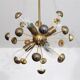 Lustre Sputnik en laiton 1970
