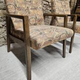Pair of vintage 1970s armchairs