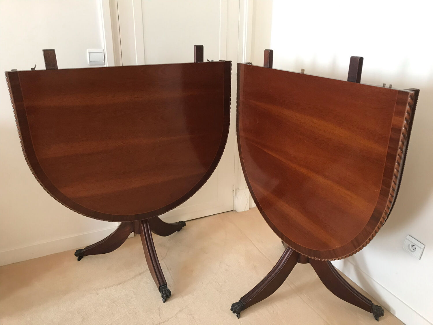 English mahogany table