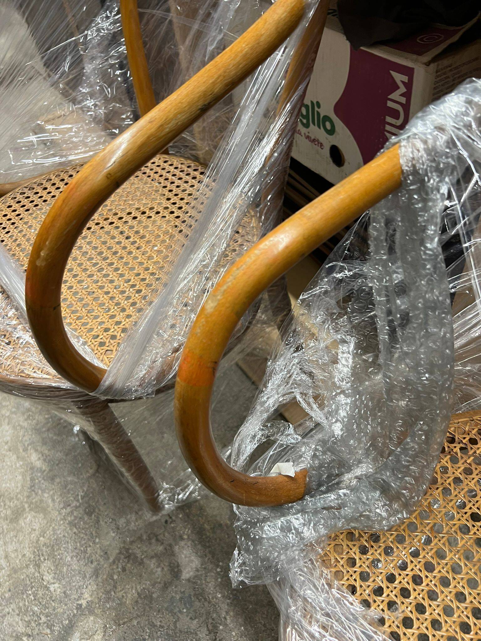 Pair of armchairs model 209 attributed to Thonet, 1970