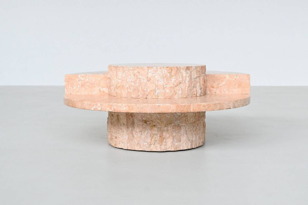 Magnussen Ponte Mactan stone coffee table Belgium 1970