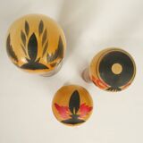 Set of 3 japanese kokeshi dolls