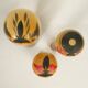 Lot de 3 poupées japonaises kokeshi