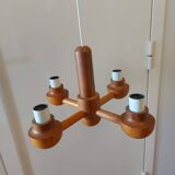 Vintage Ikea pine chandelier