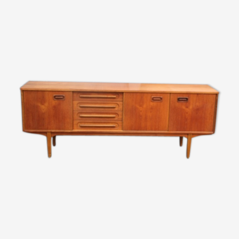 Enfilade scandinave en teck mat 1960