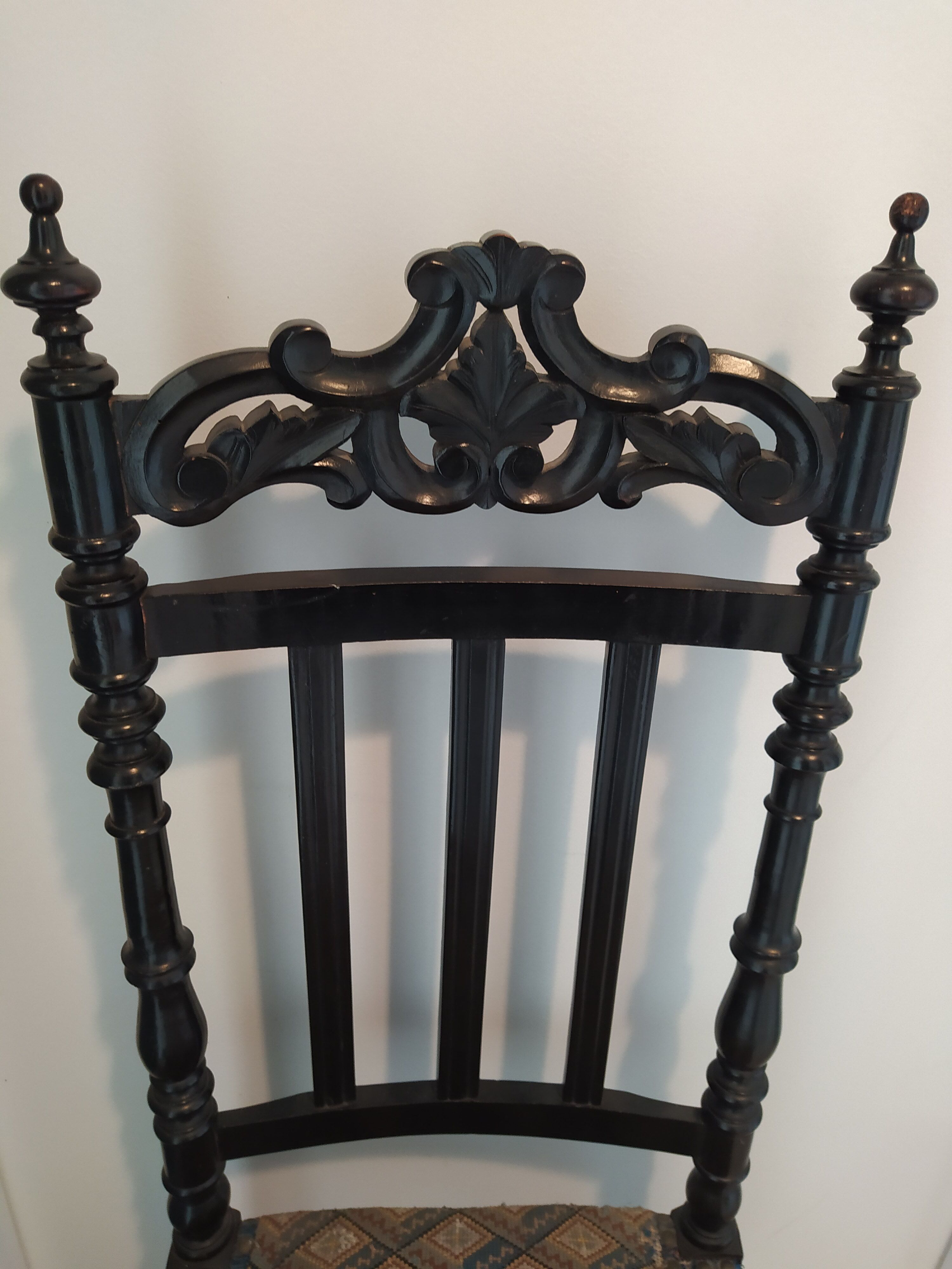 Nanny chair napoleon III tapestry