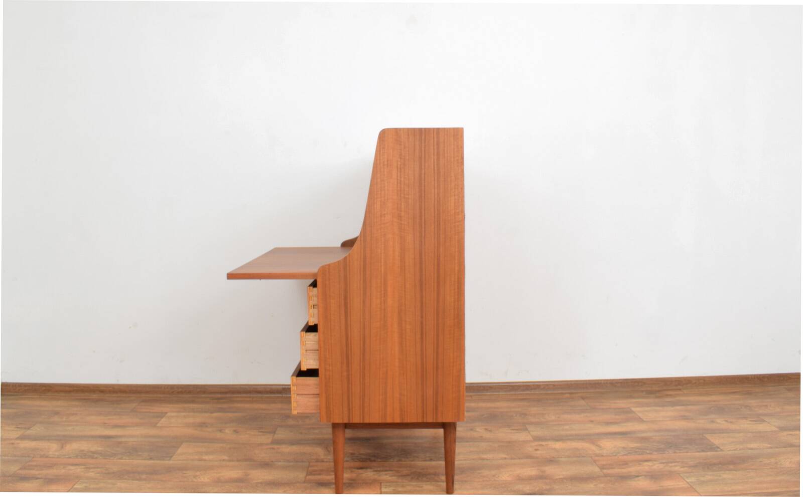 Mid-Century Danish Teak Secretary by Gunnar Nielsen for Tibergaard, 1960s.
